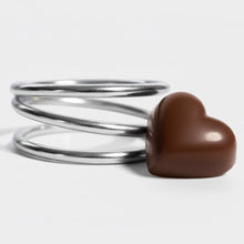 Load image into Gallery viewer, Tres Aros Ring – Triple Band Illusion in .925 Sterling Silver
