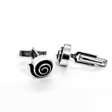 Load image into Gallery viewer, Laberinto Cuff Links, sterling silver cuff links, silver cuff links
