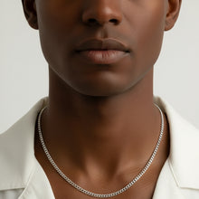 Load image into Gallery viewer, Fuerza Chain - Handmade 20 Inch .925 Sterling Silver Chain in Mexican Silver
