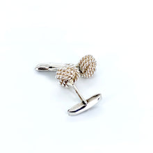 Load image into Gallery viewer, Torzal Cuff Links - Handmade Twisted .925 Sterling Silver Cuff Links in Mexican Silver
