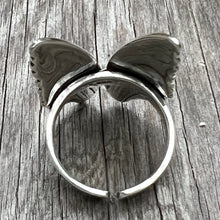 Load image into Gallery viewer, .925 Sterling Silver Ring, Alas, Ring, Wings Ring, Silver Ring, Sterling Silver Ring
