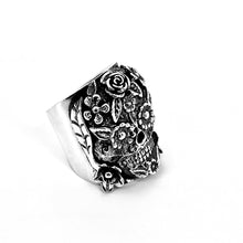 Load image into Gallery viewer, Female-Skull-Ring-2---MEXICAN-TREASURES

